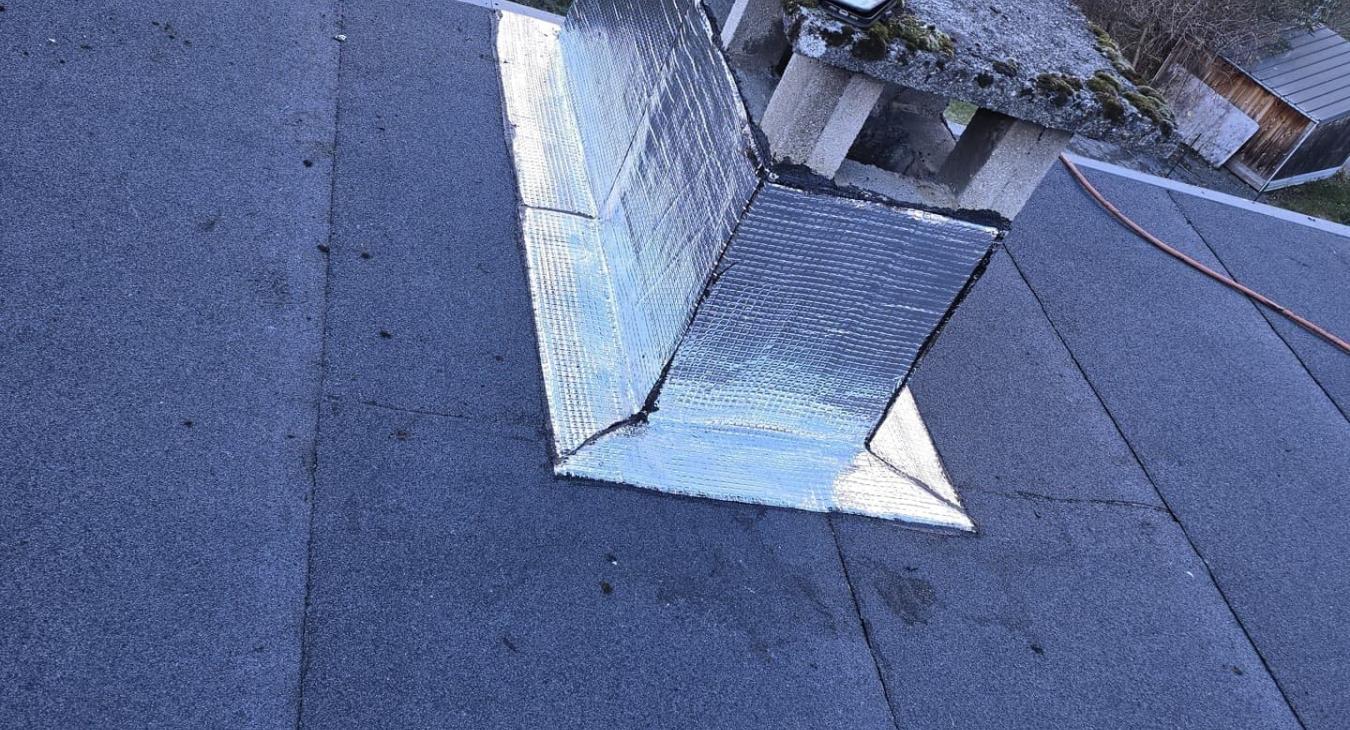 Réfection de toiture terrasse Grand-Aigueblanche