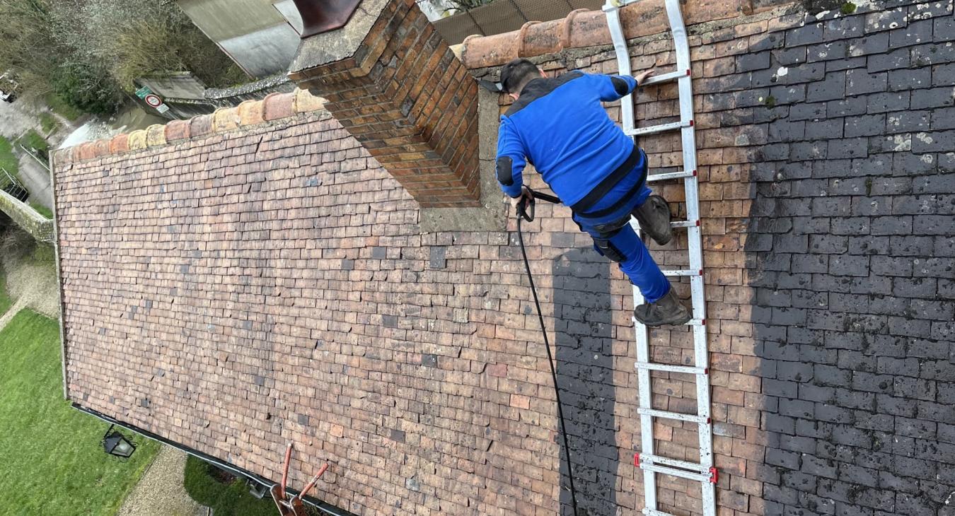 Nettoyage de toiture