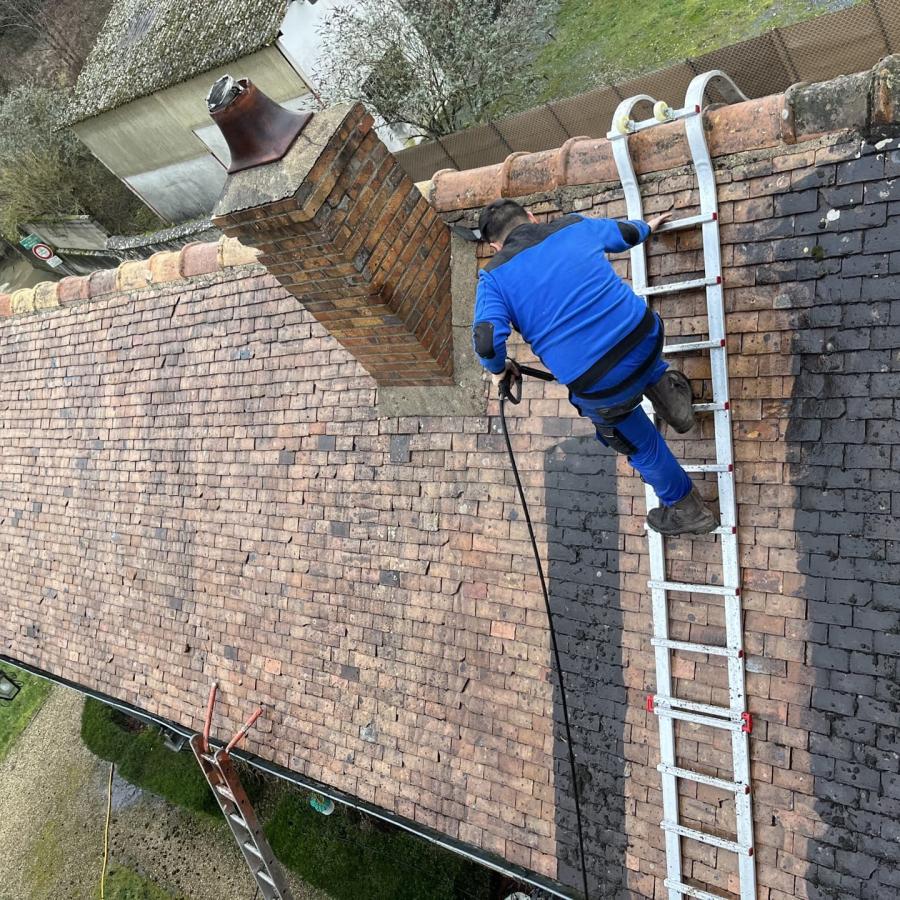 Nettoyage de toiture